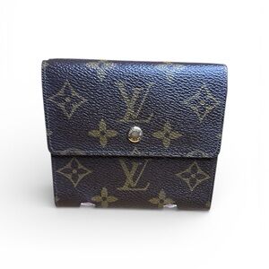 Louis Vuitton Brown and Gold Monogram Wallet